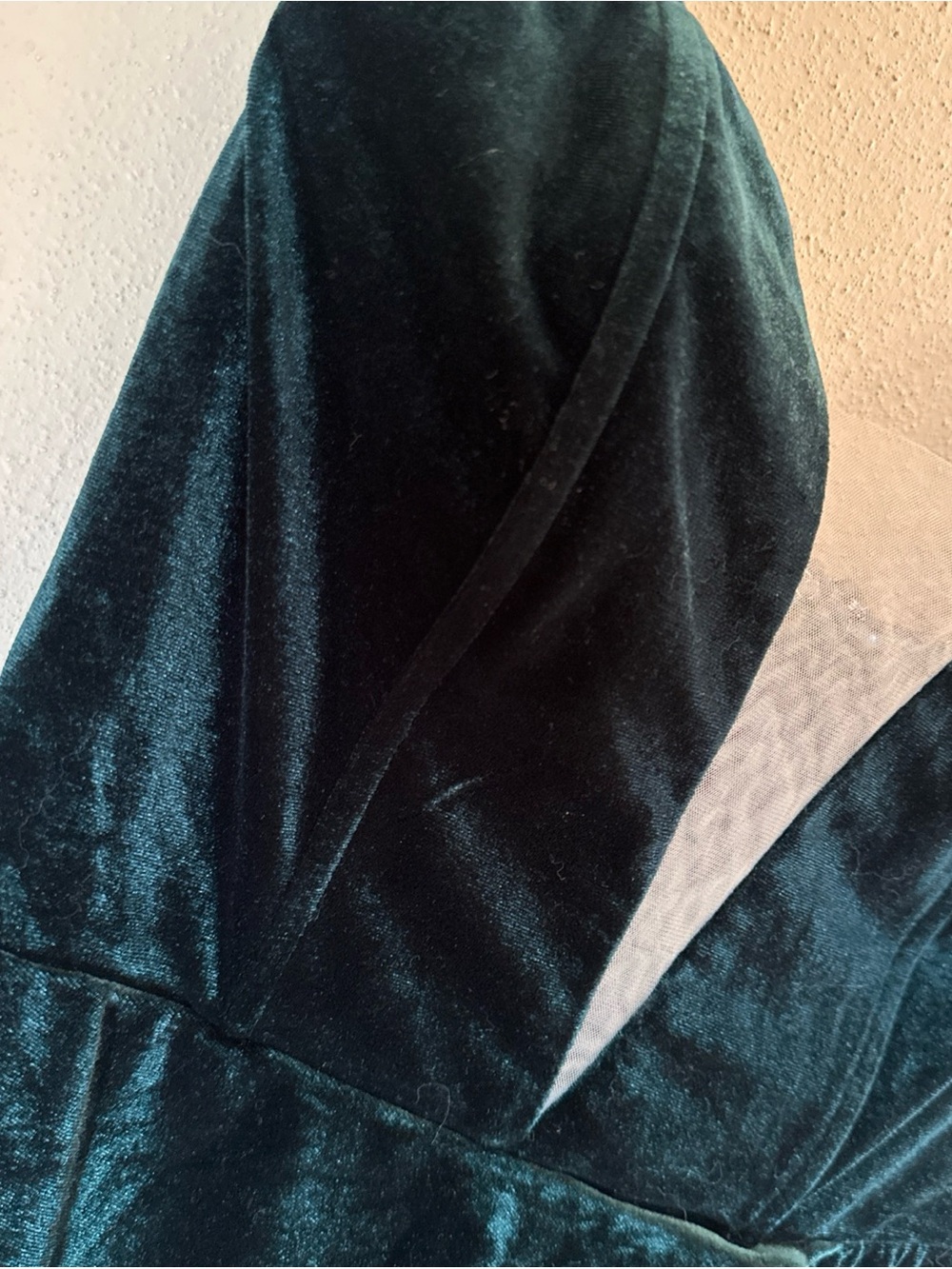 Lulus My Dream Come True Forest Green Velvet Strapless Maxi Dress Size Small - Picture 2 of 6